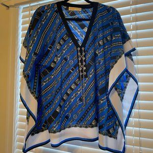 MICHAEL Michael Kors Scarf Printed Tunic Top